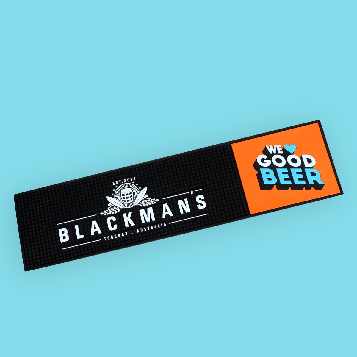 BLACKMAN'S BREWERY MERCH BAR MAT Blackman's Brewery