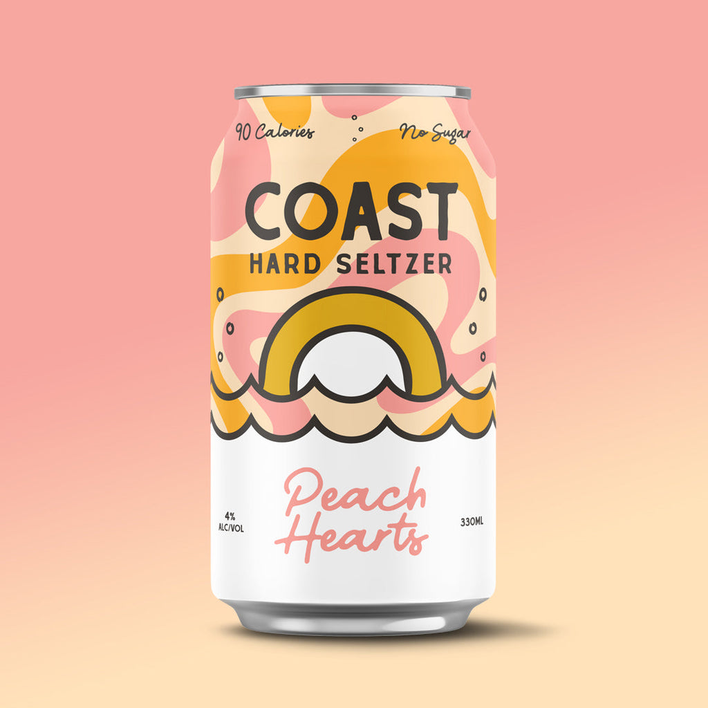 PEACH HEARTS HARD SELTZER