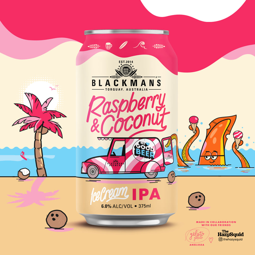 RASPBERRY AND COCONUT ICE CREAM IPA