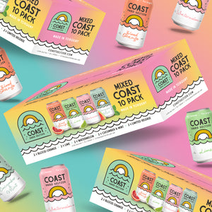 Coast Hard Seltzer Mixed 10 Pack